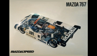 MAZDA 787B 1991 Le Mans winner with Rotary Piston Engine 4